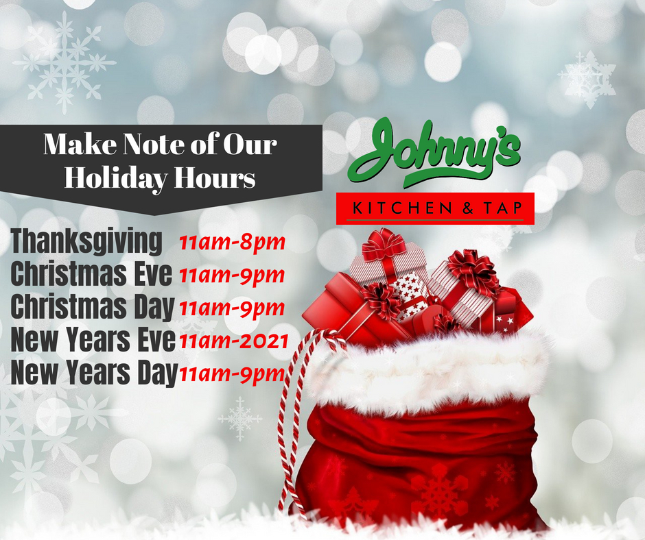 Johnny S Kitchen And Tap Holiday Hours